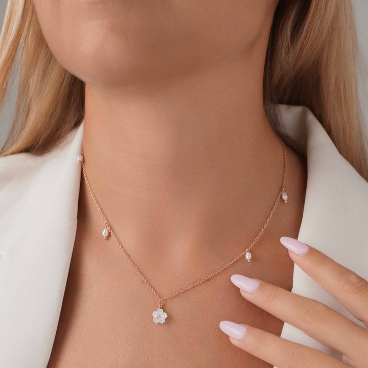 Perlenzauber Kette, S925