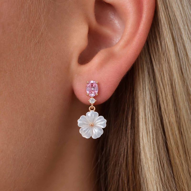 Pink Bloom Ohrringe