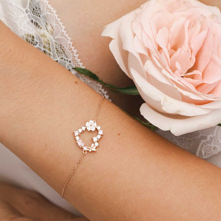 Armband Sparkling Heart, S925