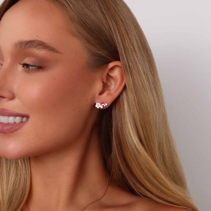 Ohrringe Rose Butterfly