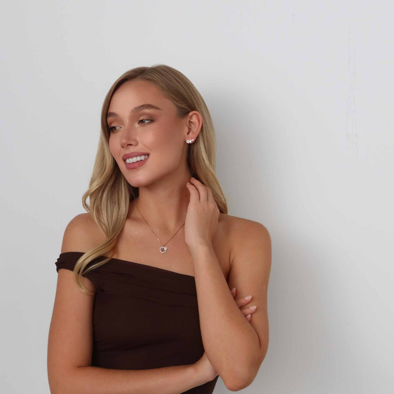 Ohrringe Rose Butterfly