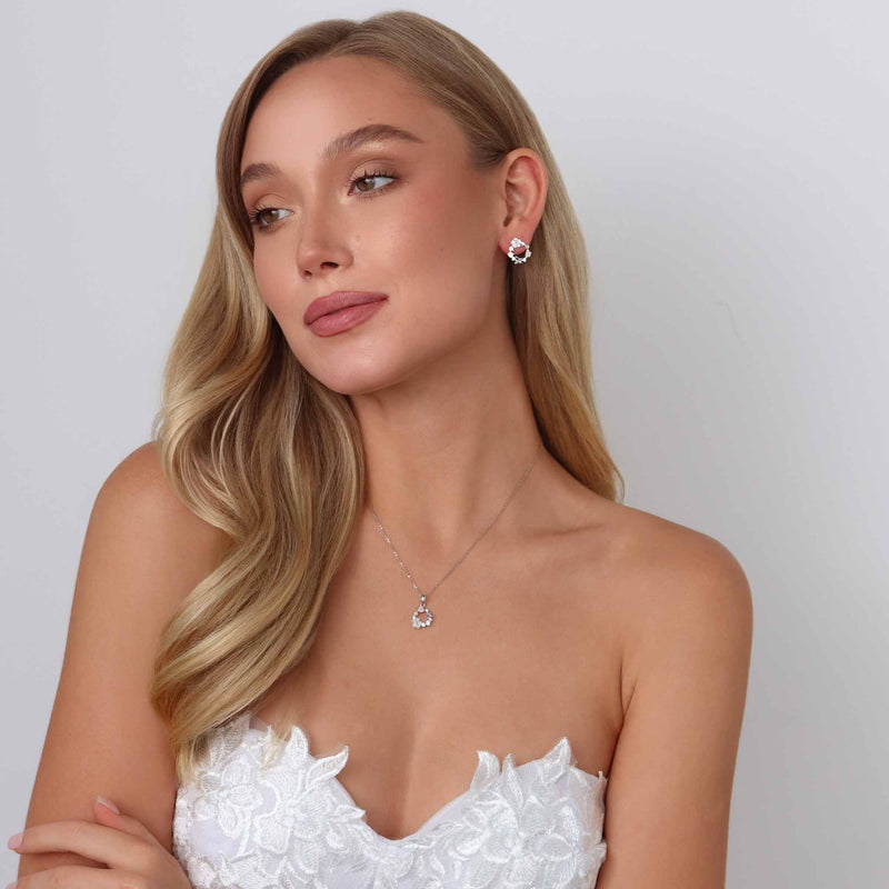 Frühlingsblumen Set Silber S925