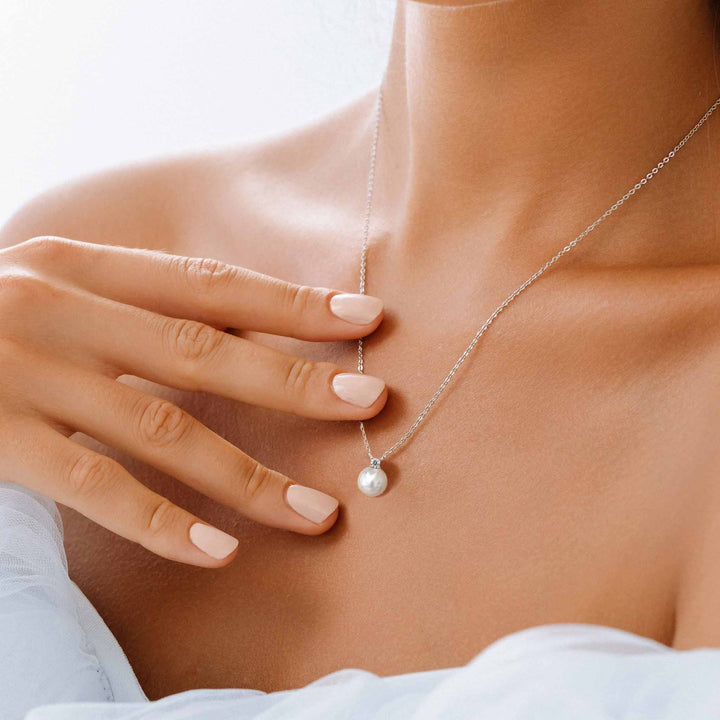 Set Fleur Perla Silber