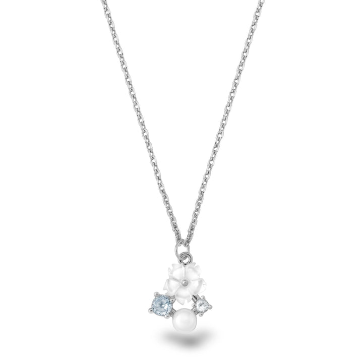 Kette Blue Blossom, S925